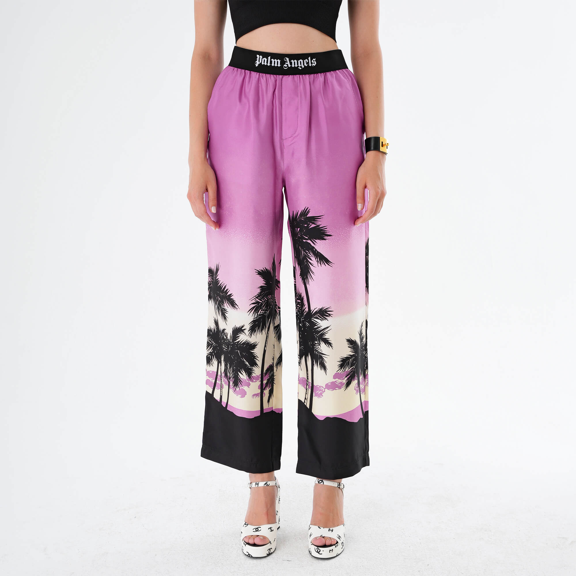 Palm Angels - Multicolor Sunset Print Pants IT42